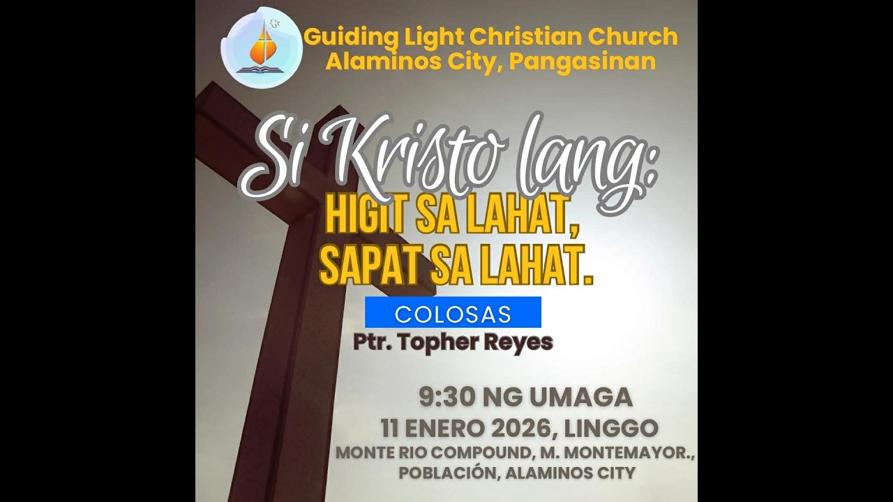 Col. 1:3-8 - Pasalamatan natin ang Diyos sa Kanyang Mabuting Balita