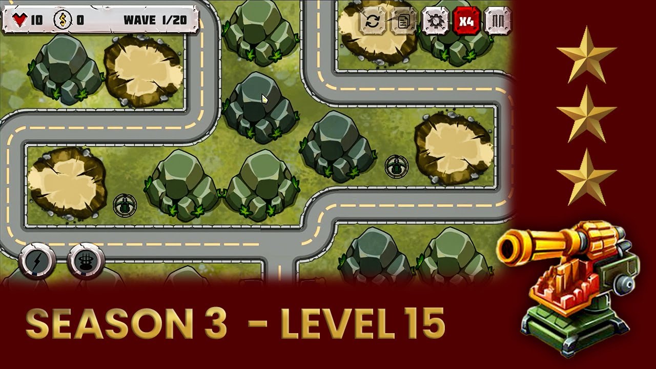 Battle Strategy: Tower Defense - Season 3 Level 15 Walkthrough