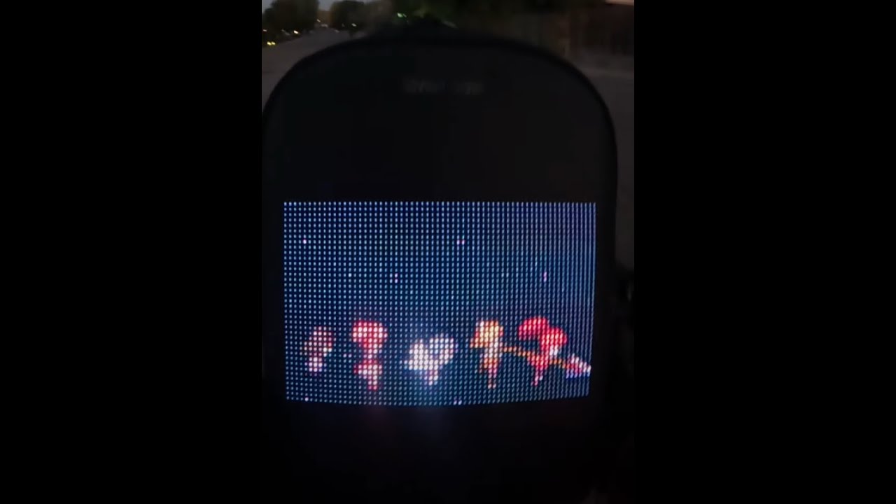 The Nyan Gear LED backpack is LITerally LIT!