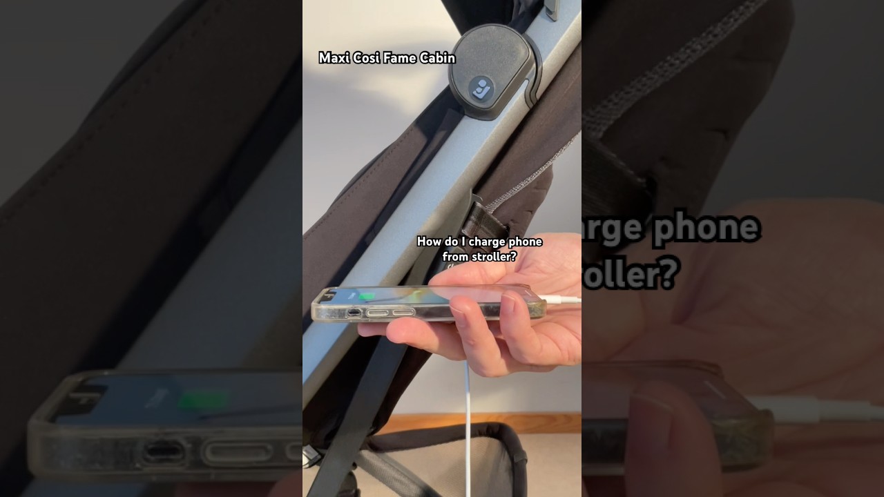 Maxi-Cosi Fame Cabin: Charging your Phone
