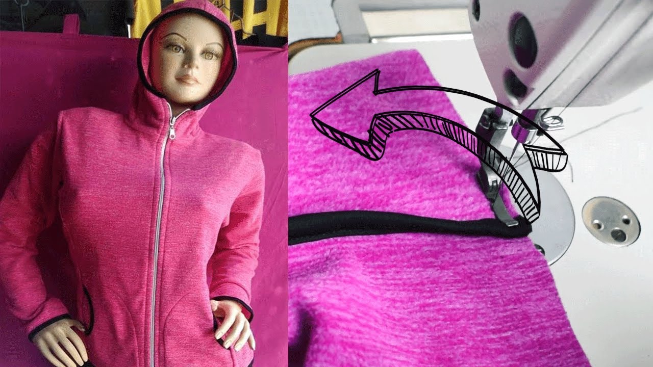 CHAQUETA PARA DAMA DE MICRO POLAR PASO A PASO|Tips De Confección
