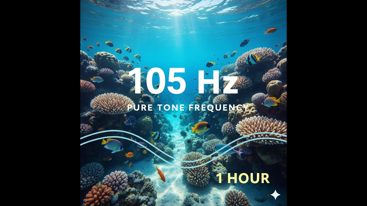 ⒽⓏ105 HZ FREQUENCY PURE TONE 1 HOUR