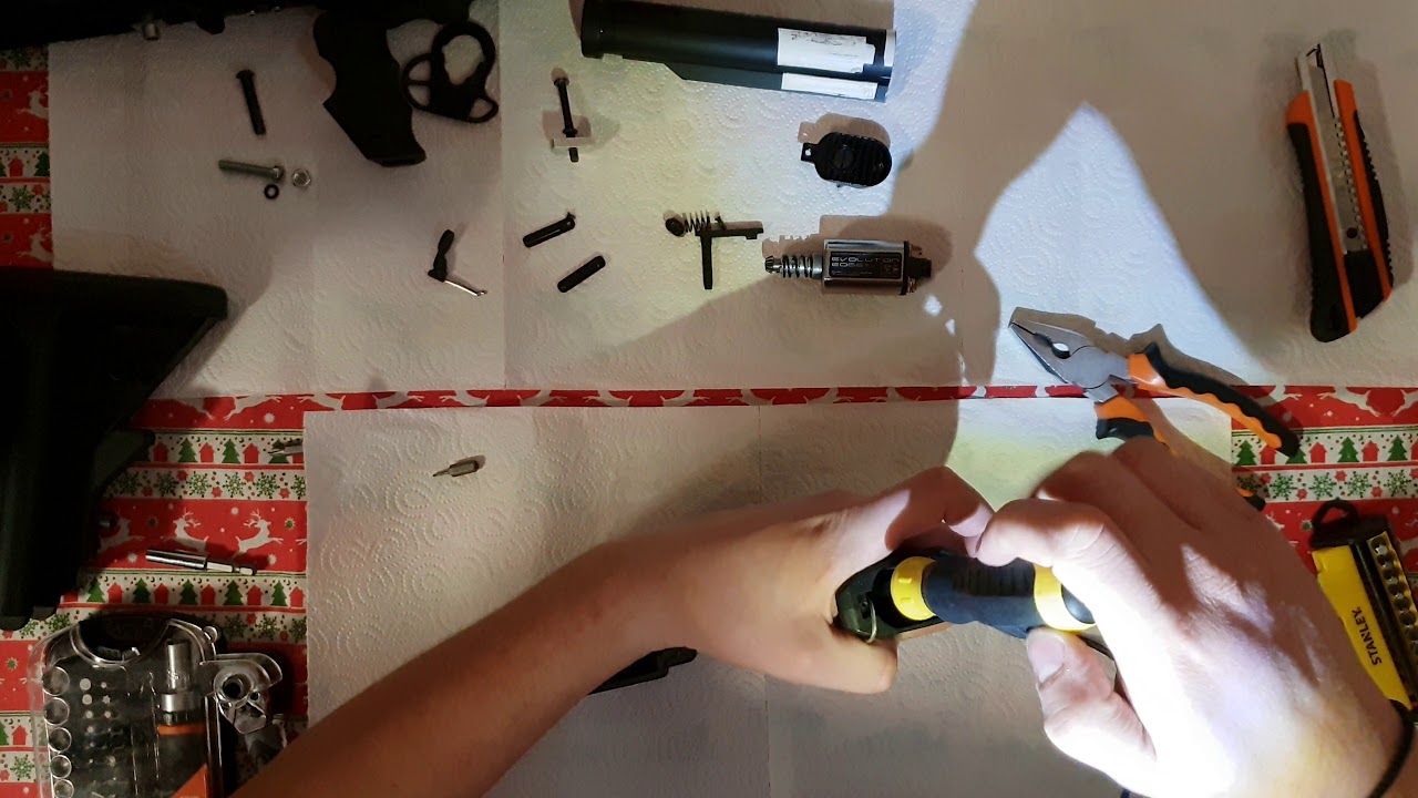 Dezasamblare Aps asr 114 Spyder Airsoft