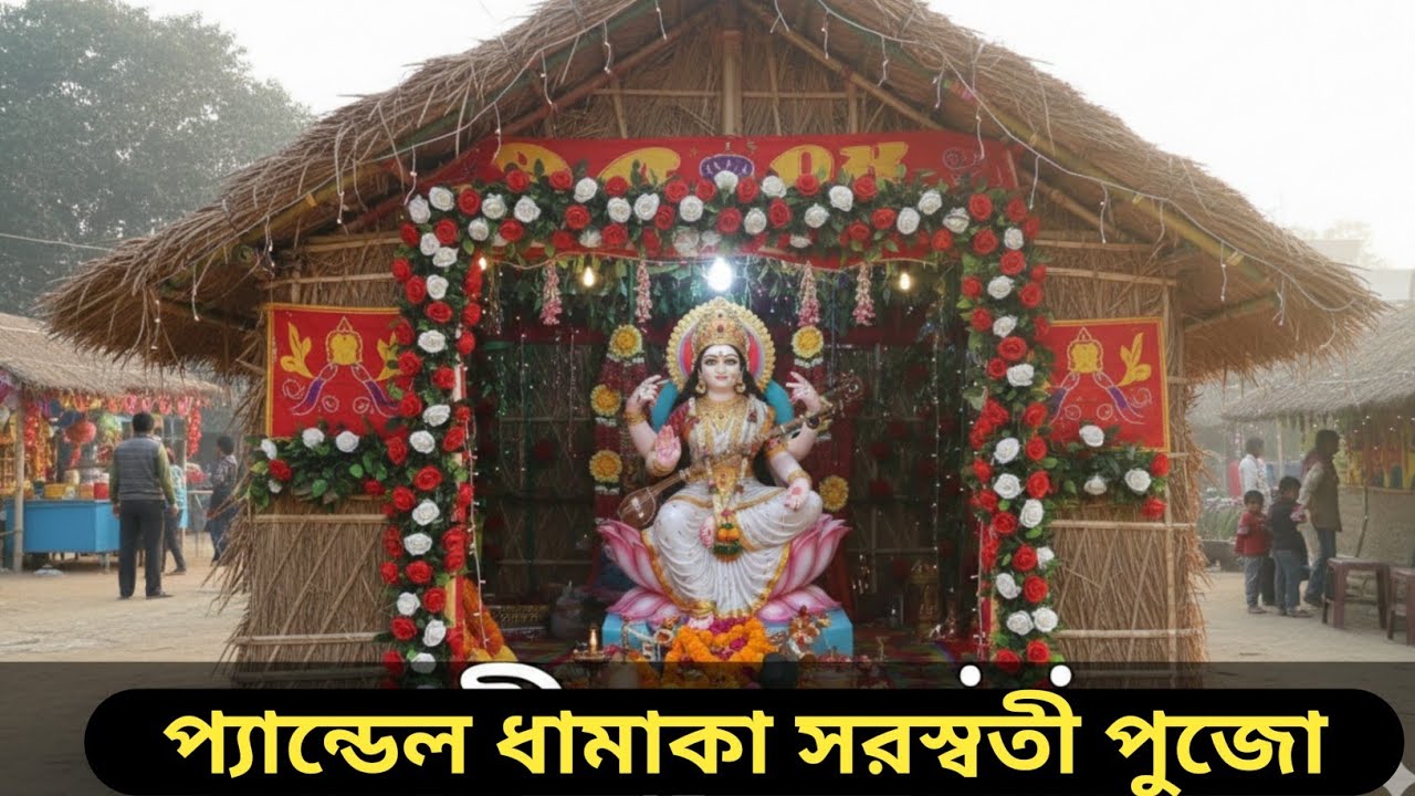 😱 সরস্বতী পূজা ২০২৬ | Jorisha Saraswati Puja Pandal