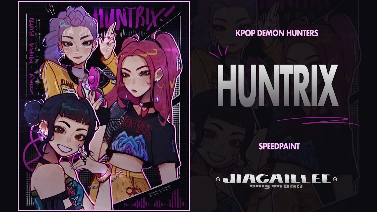 ♬ HUNTRIX SPEEDPAINT // KPDH !!