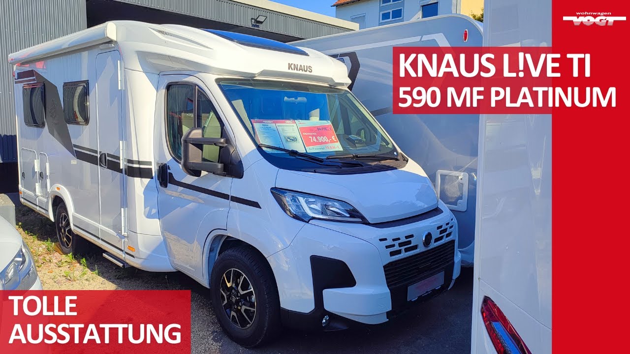 Knaus L!ve Ti 590 MF platinum (Neufahrzeug): Wohnmobil mit tollem Ambiente und viel Ausstattung 😍