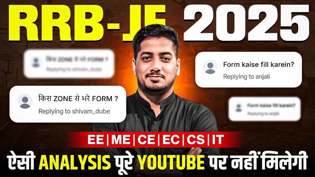 RRB JE 2025 | Kis Zone Se Bhare Form? | Complete Zone-Wise Analysis by Rishabh Sir