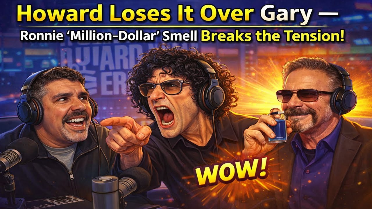 Howard Loses It Over Gary — Ronnie ‘Million-Dollar’ Smell Breaks the Tension!😂- Show Howard Stern