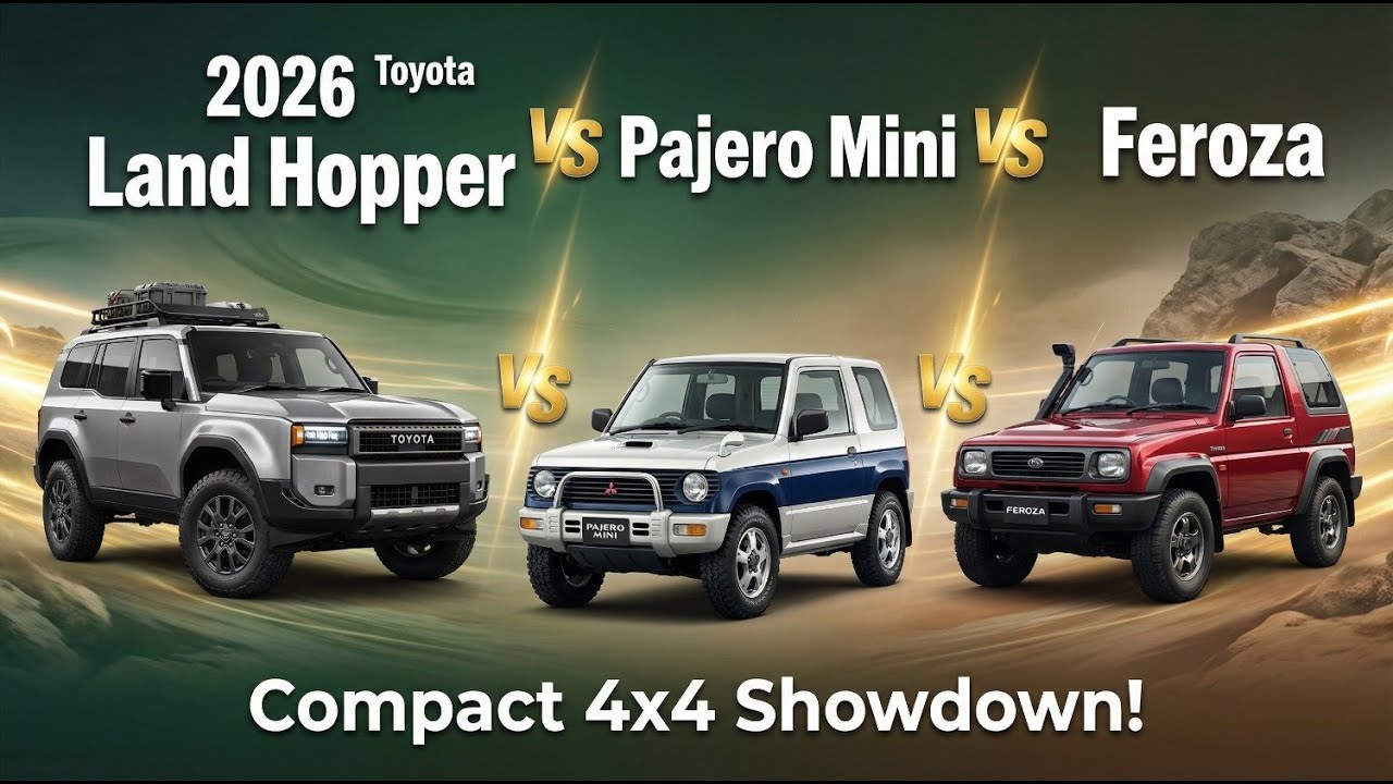 Toyota Land Hopper 2026, Pajero Mini и Feroza.