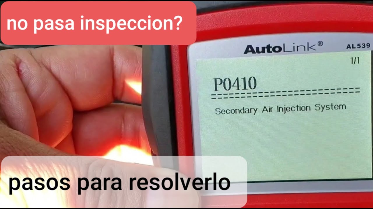 Gmc codigo p0410 secondary air injection system - No pasa ispeccion