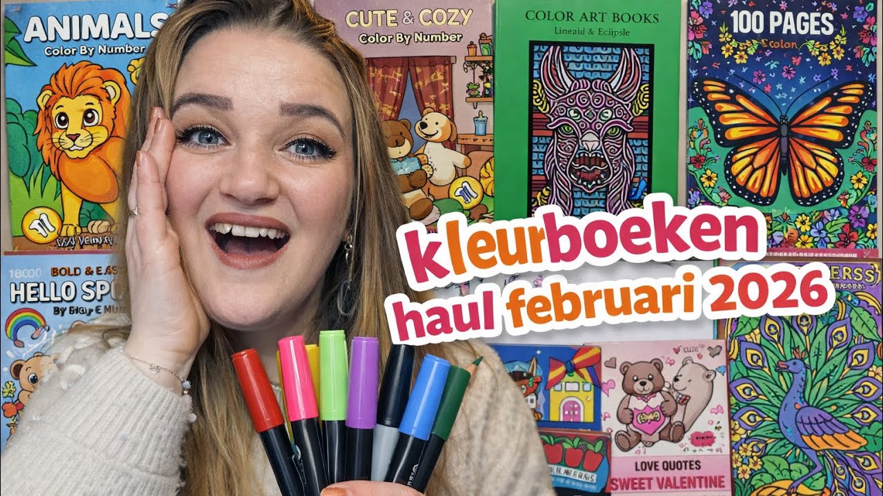 Mijn Kleurboeken HAUL! || Februari 2026