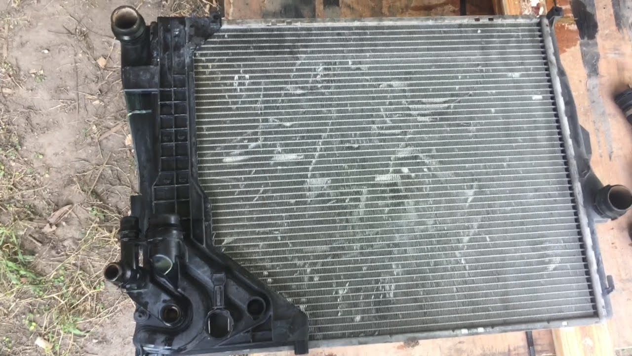 E46 BMW radiator replacement DIY