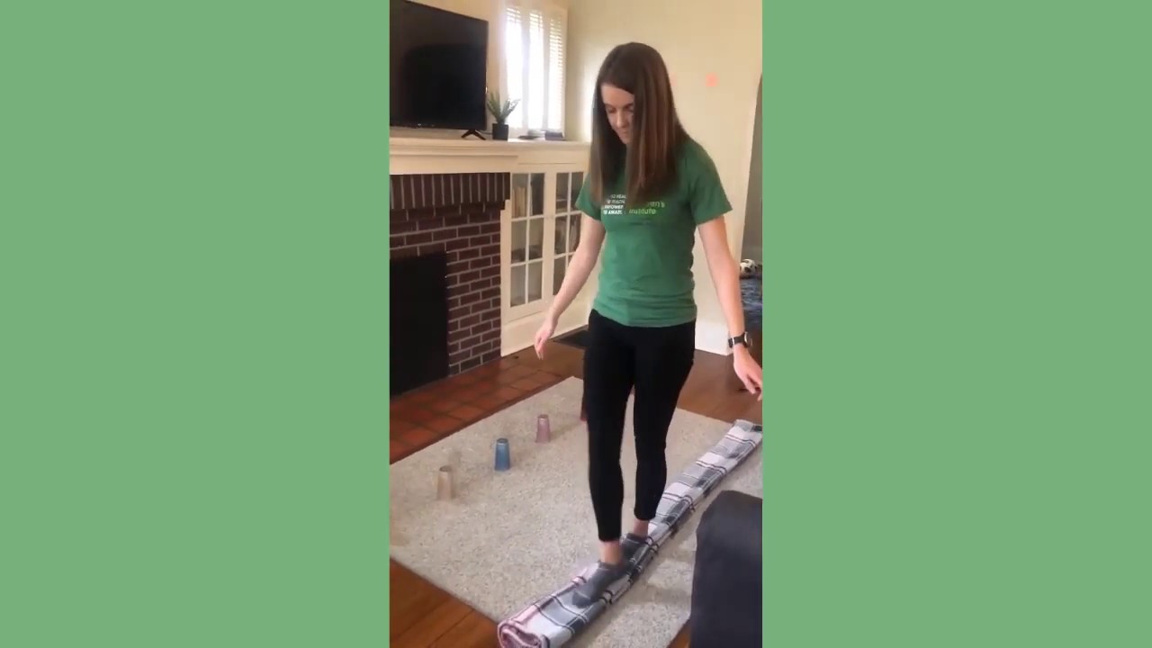 Physical Therapy Activities at Home: Indoor Obstacle Course