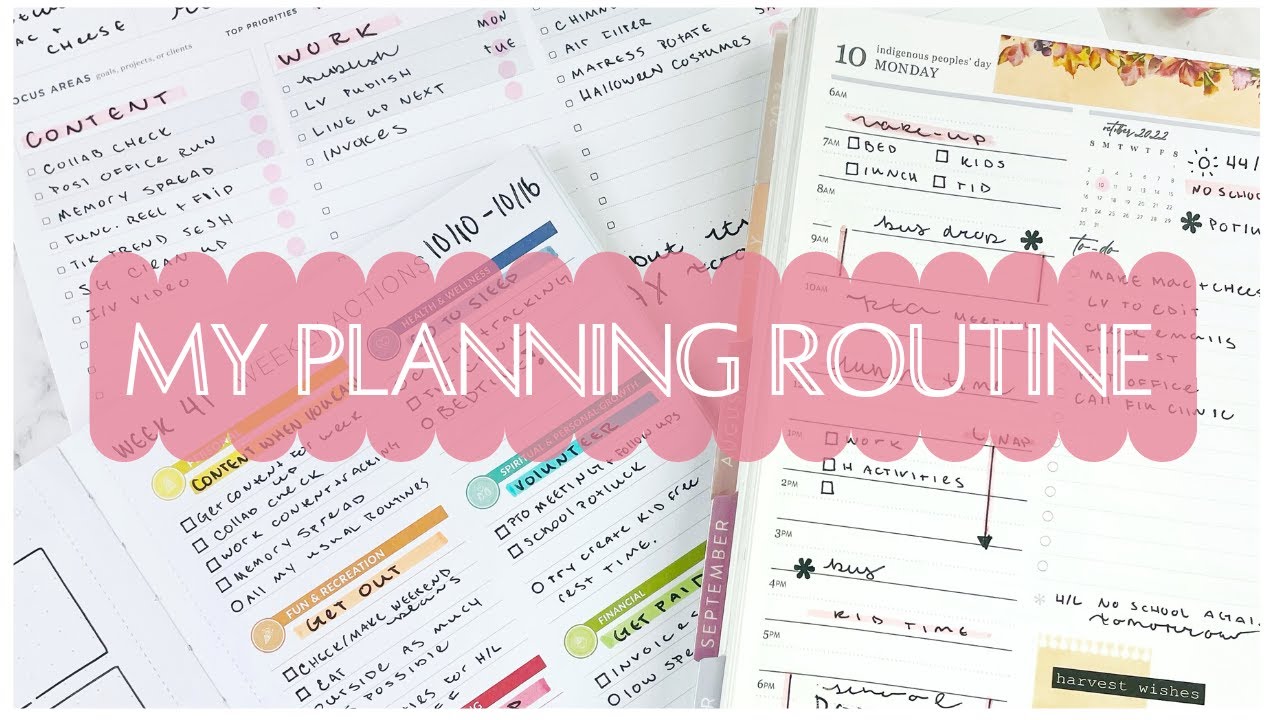 My Weekly Planning Routine | From MakseLife to Meal Planning how I get organized for the week!