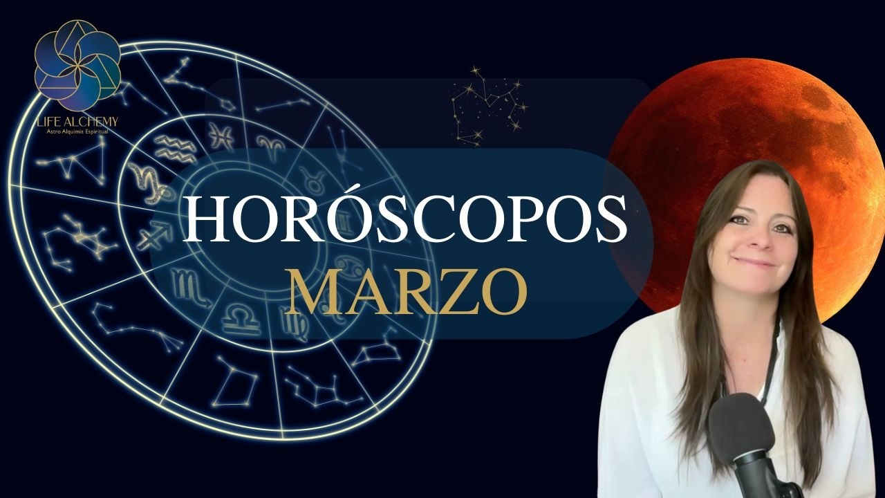 Horóscopo por Signo Marzo 2026: Eclipse de Luna en Virgo, Mercurio retrógrado y más.