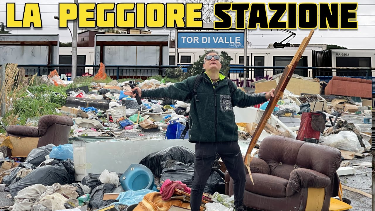 La peggiore Stazione di Roma ritorno a Tor di Valle tra Degrado e Criminalità
