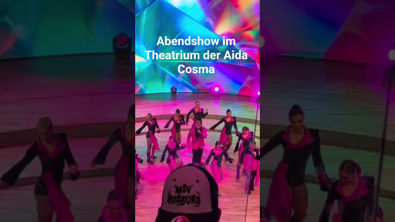 Die Show auf der Aida Cosma ist jeden Tag ein Highlight!