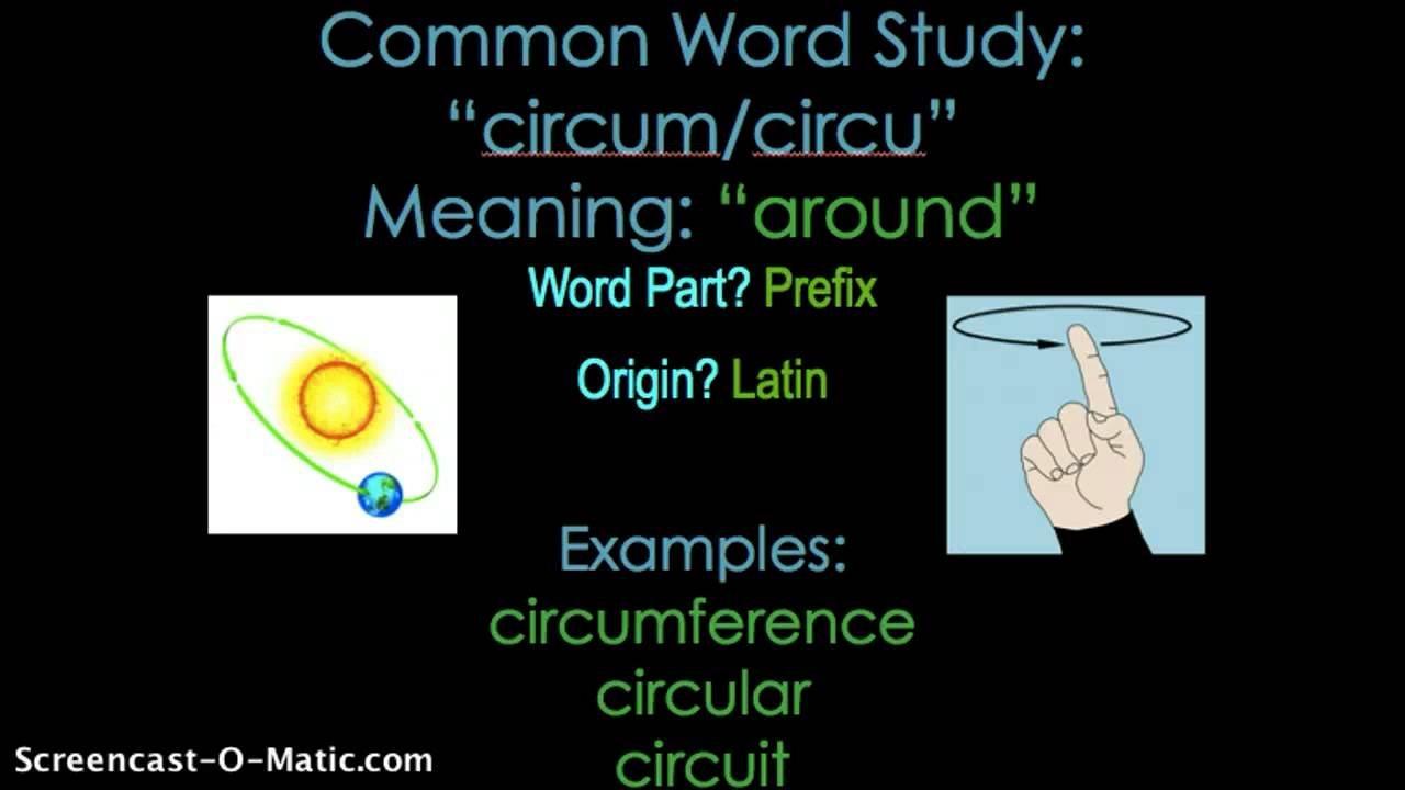 Common Word Study: Circum