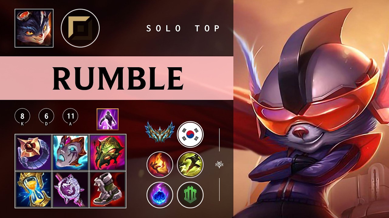 Rumble Top vs Jayce - KR Challenger Patch 26.04