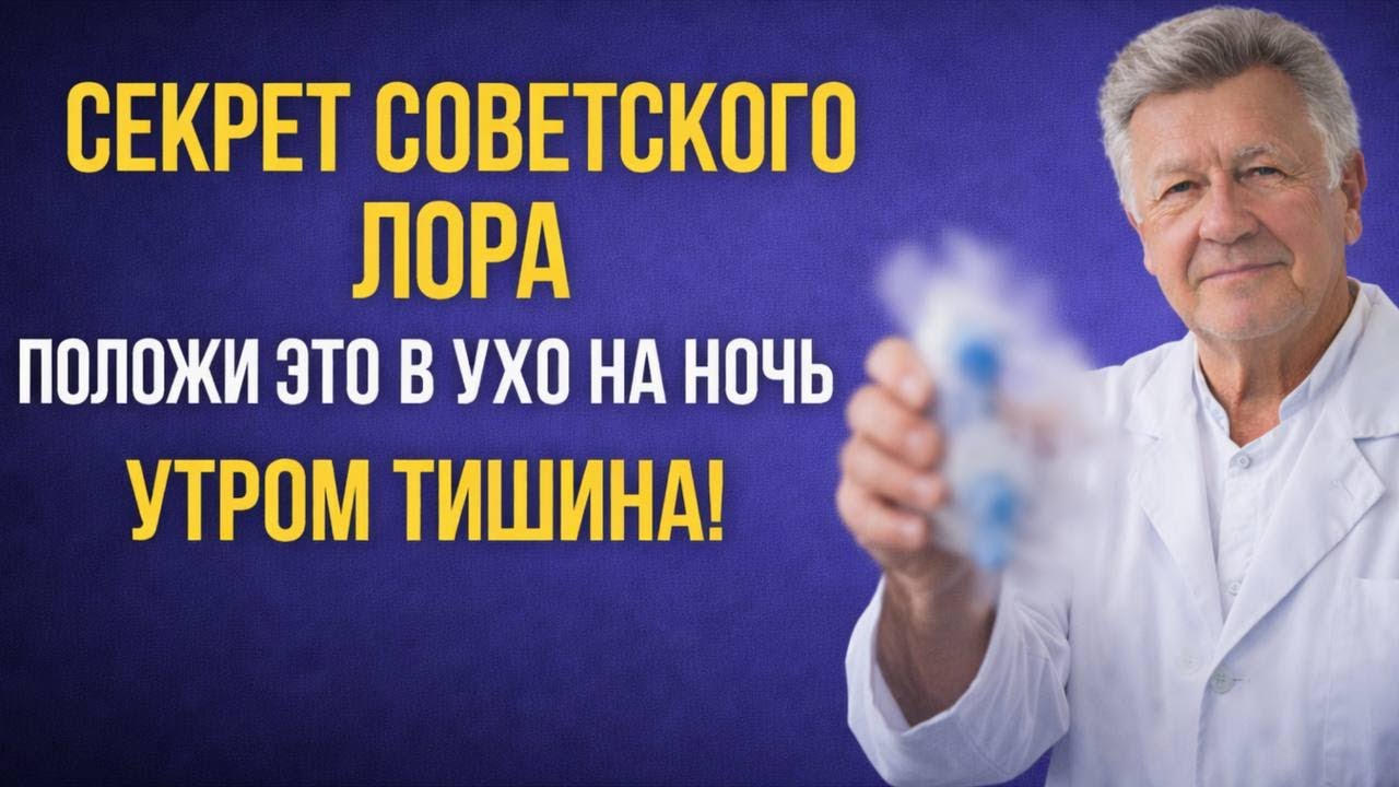Шум в ушах исчезает за ночь: забытый советский способ сильнее таблеток