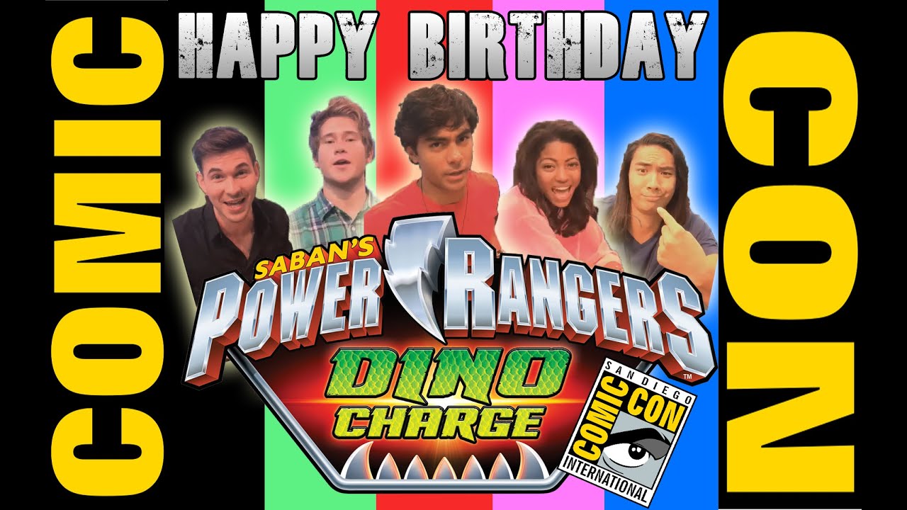 Power Rangers Dino Charge Say Happy Birthday To  surfrattsurfer