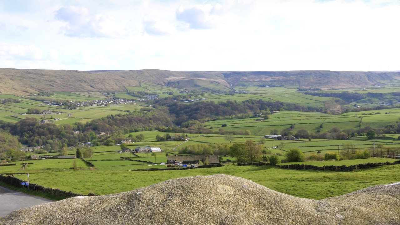 Time Lapse of the Calder Valley from Great Rock near Blackshawhead on 1st May 2017