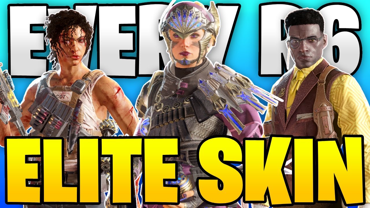 EVERY ELITE SKIN MVP ANIMATION in SIEGE X!