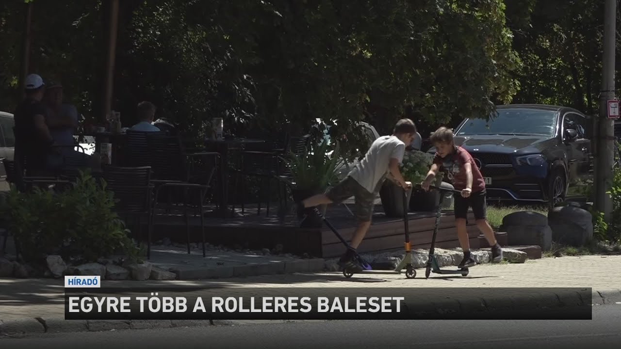 Egyre több a rolleres baleset