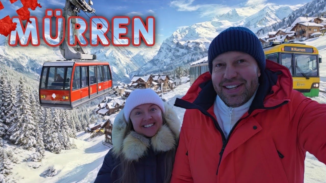 🇨🇭 Мюррен - одна из самых красивых деревушек Швейцарии. Горный поездк. В Альпы без лыж.