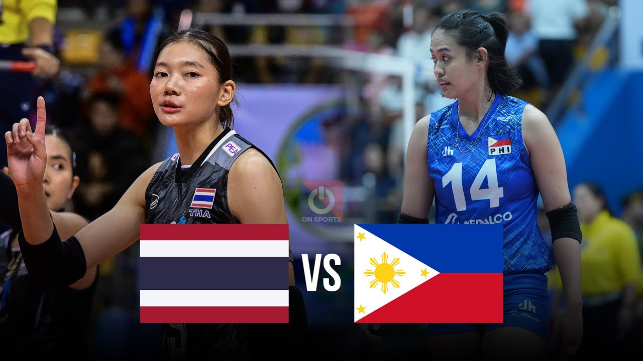 Full HD | Thailand vs Philippines | Women's Southeast Asian Volleyball League