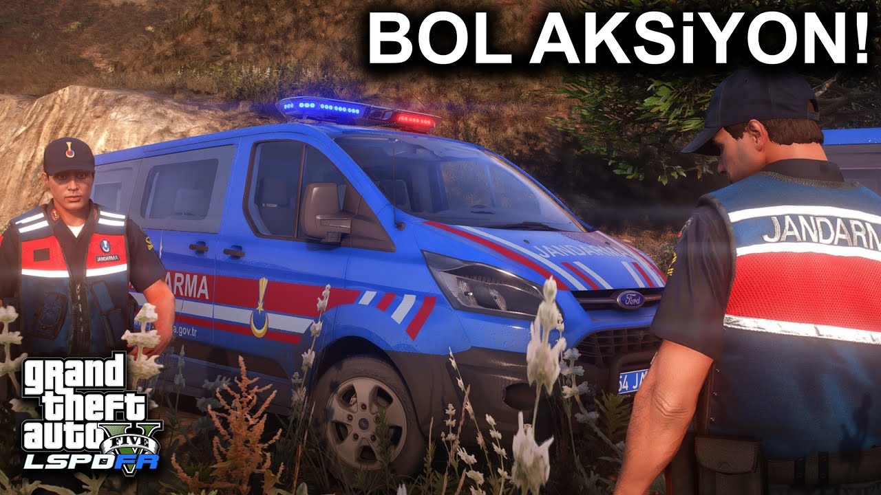 KA&Ccedil;AK&Ccedil;I ŞEHİRDE YAKALANDI! - JANDARMA ASAYİŞ MODU - GTA 5 LSPDFR