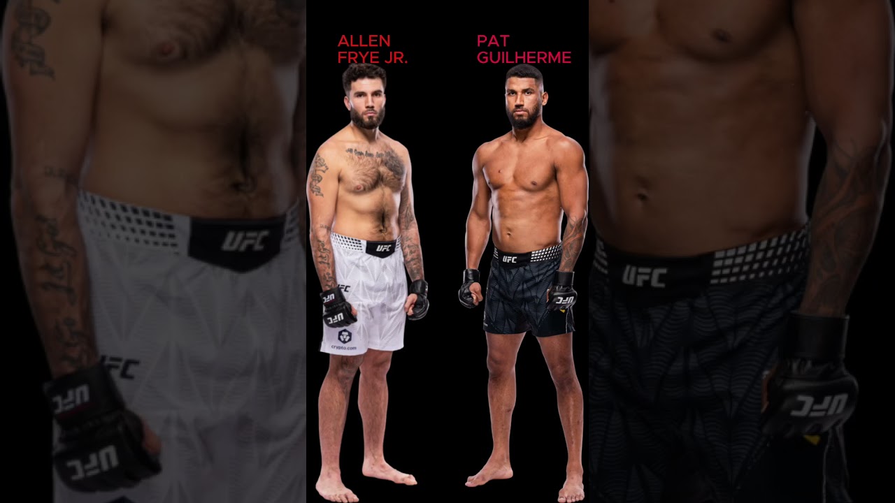 ALLEN FRYE JR.VS GUILHERME PAT- PREDICTION UFC APEX