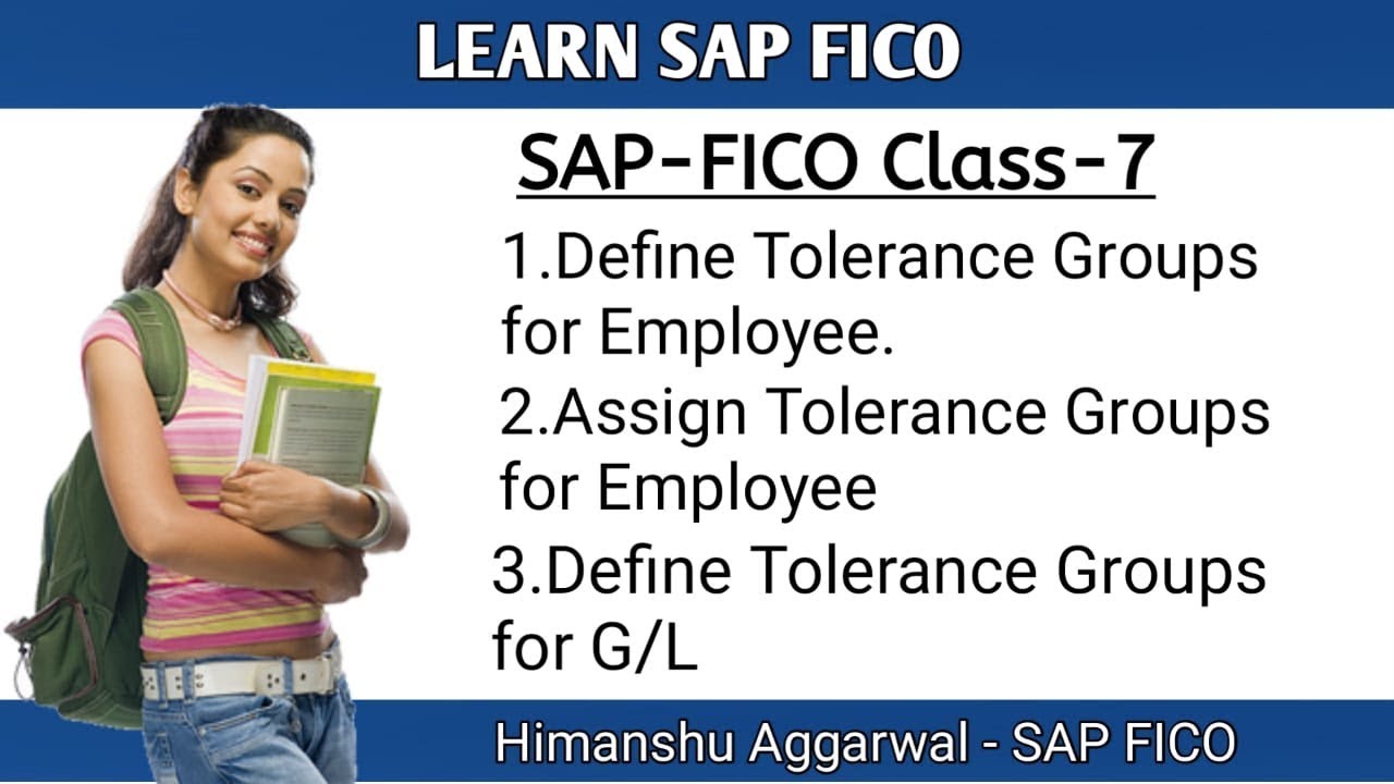 Define Tolerance Group in SAP FICO in hindi