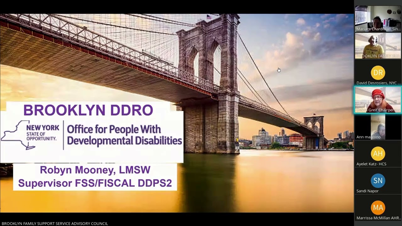 Brooklyn Family Support Service Advisory Council Meeting November 2025