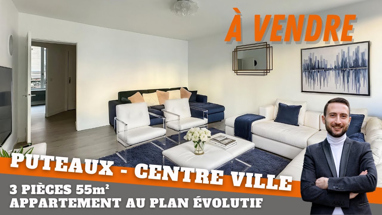 📰 PUTEAUX   APPARTEMENT 3 PIÈCES 55M² !