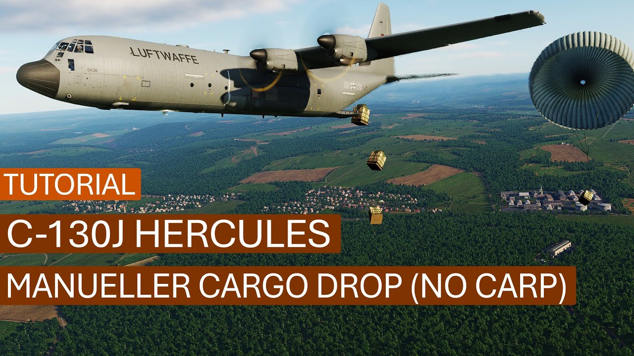 C-130J Hercules - Manueller Cargo Drop (NO CARP) | DCS 2025