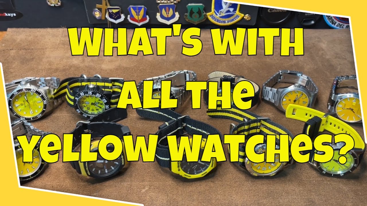 My Yellow Watch Collection