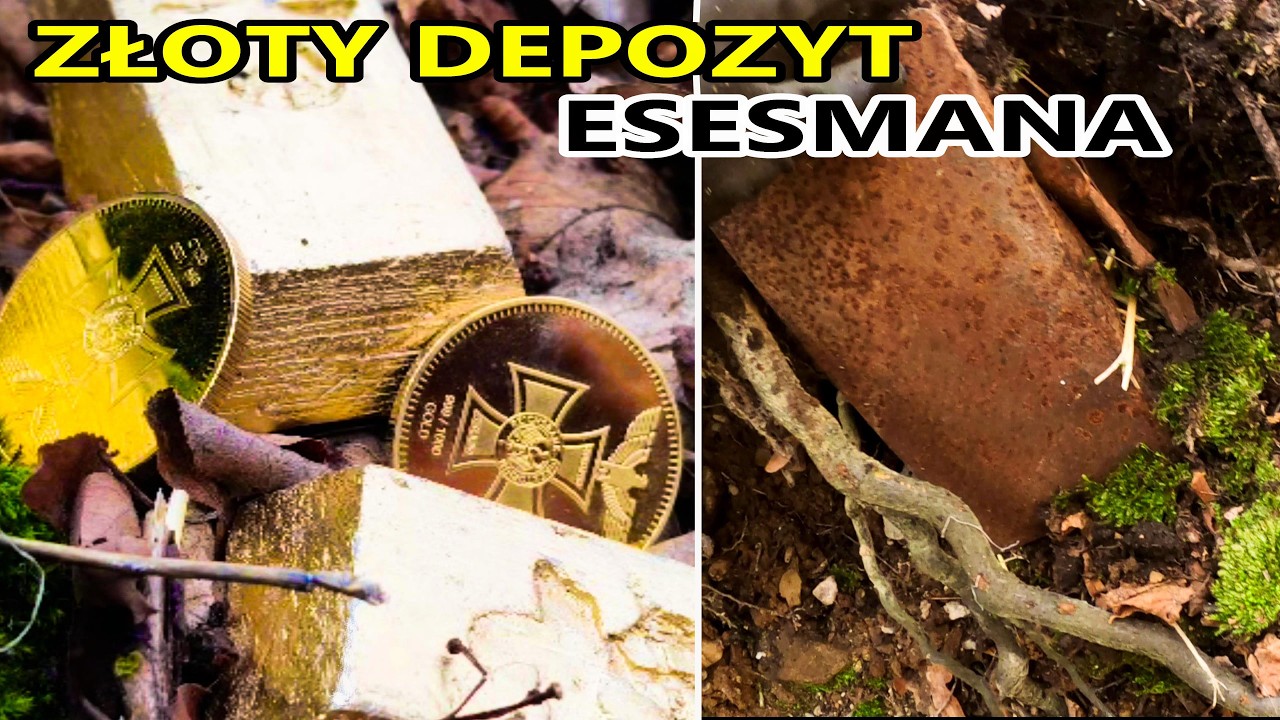 ZŁOTE SZTABY I MONETY ZNALAZŁEM SKARB ŻYCIA W PONIEMIECKIM DEPOZYCIE.