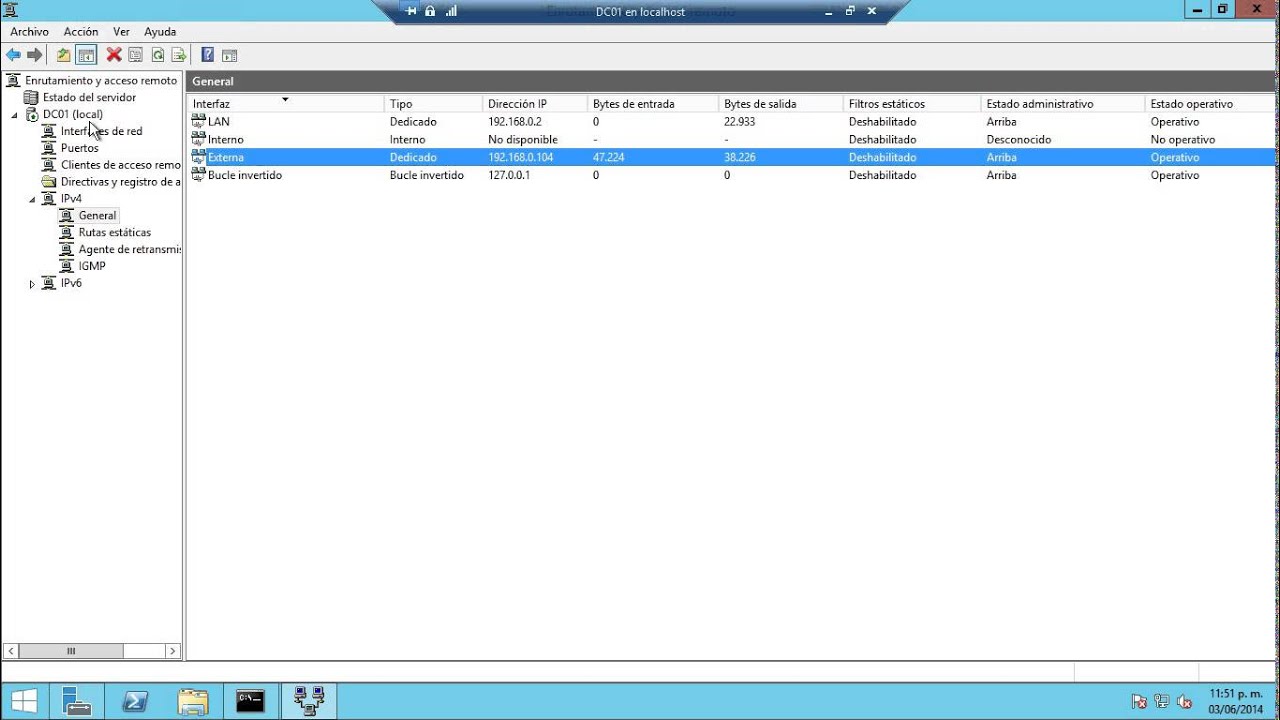 Windows Server 2012 R2 - Instalar y configurar servidor VPN