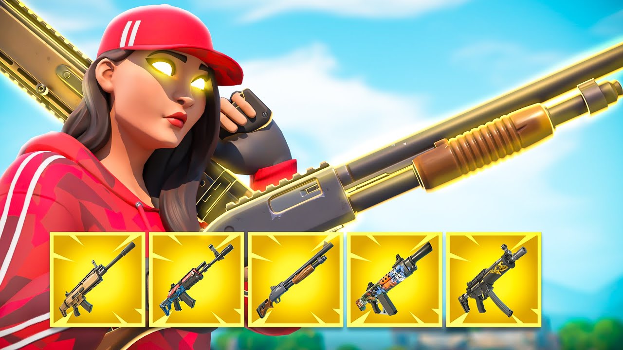 FAIRE TOP 1 QU'AVEC les ARMES MYTHIQUES SPÉCIAL CHAPITRE 5 ! 😲