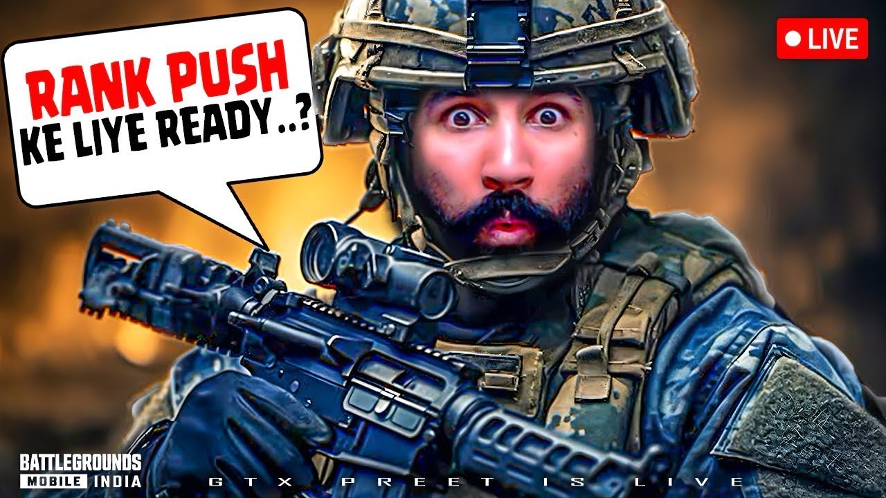 NEW UPDATE + RANK PUSH 🔥: BGMI LIVE | PUBG x PREET