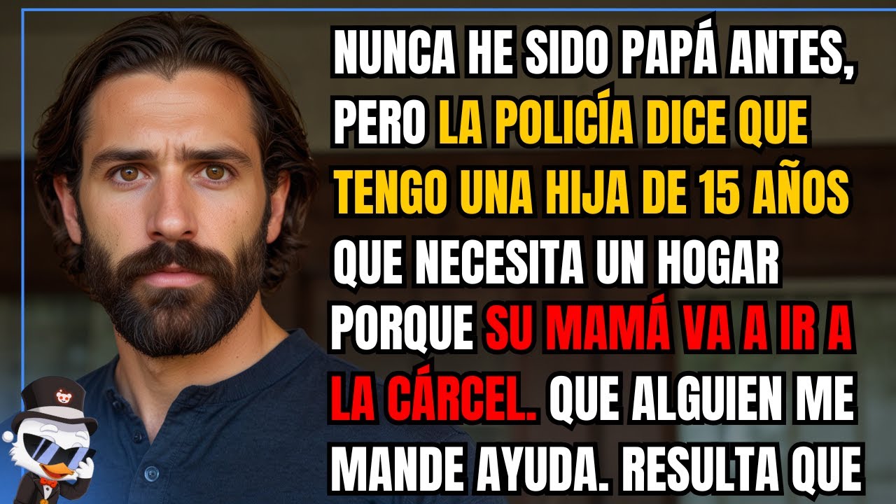 Nunca he sido papá antes, pero la policía dice que tengo una hija de 15 años que necesita un hogar..