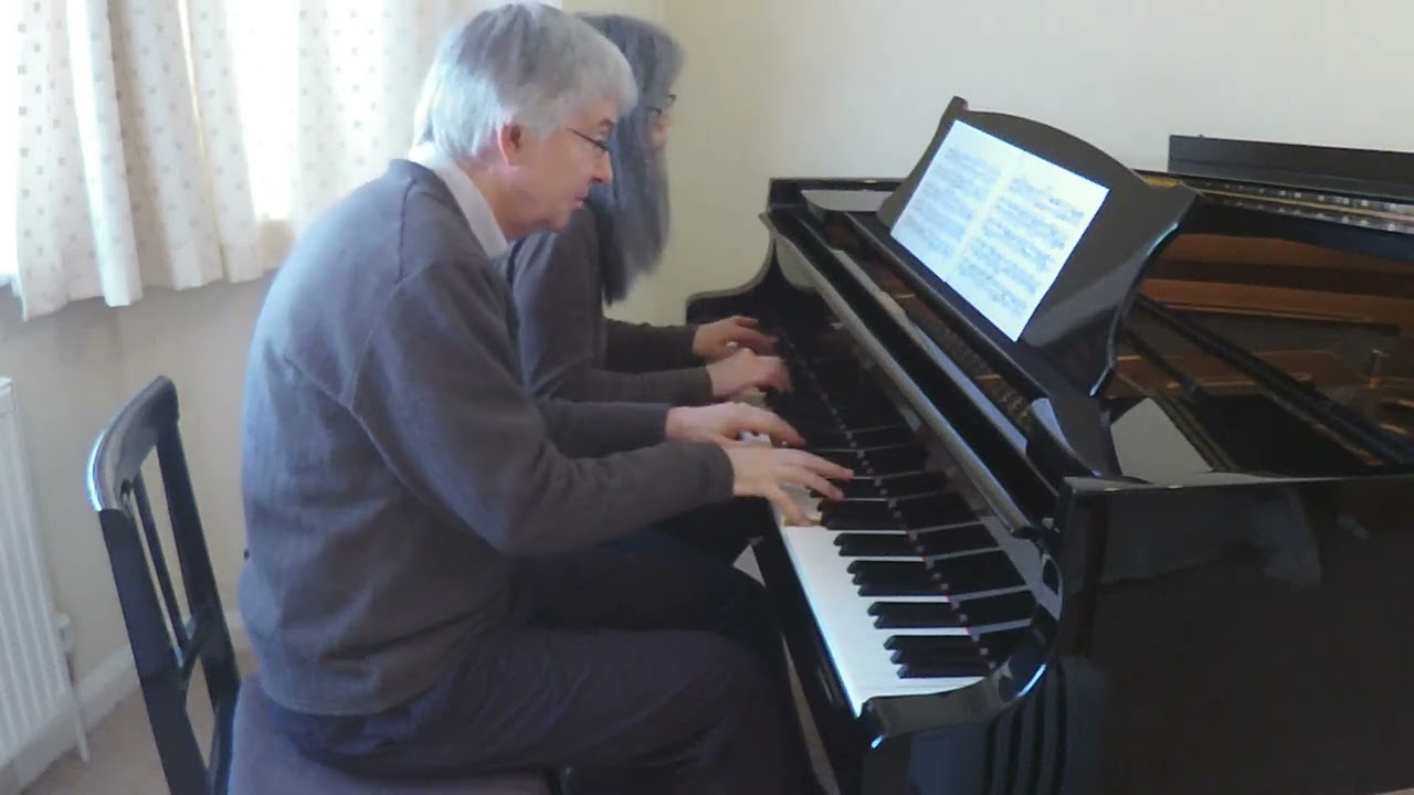 Bach arr. Reger:  Air from Orchestral Suite no.3 BWV 1068 for piano duet