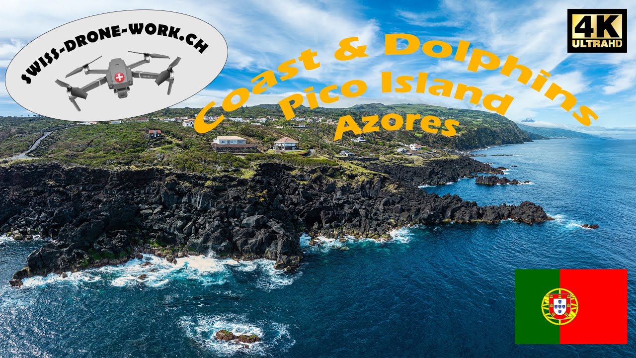 Delfine, Lava & Atlantik – Drohnenflug entlang Picos wilder Küste 🛩️🐬- 14 Minuten Relaxing