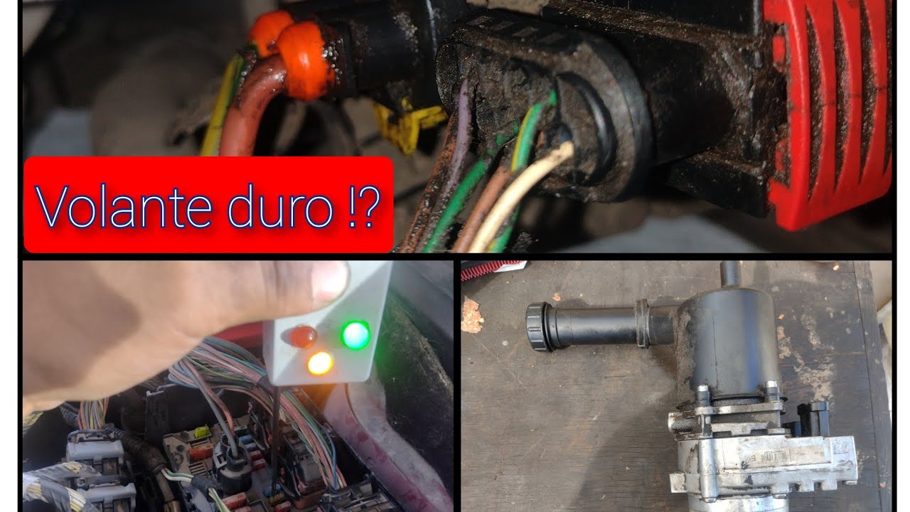 problemas con volante duro y dirección asistida cómo probar , diagrama desarme , Peugeot 307
