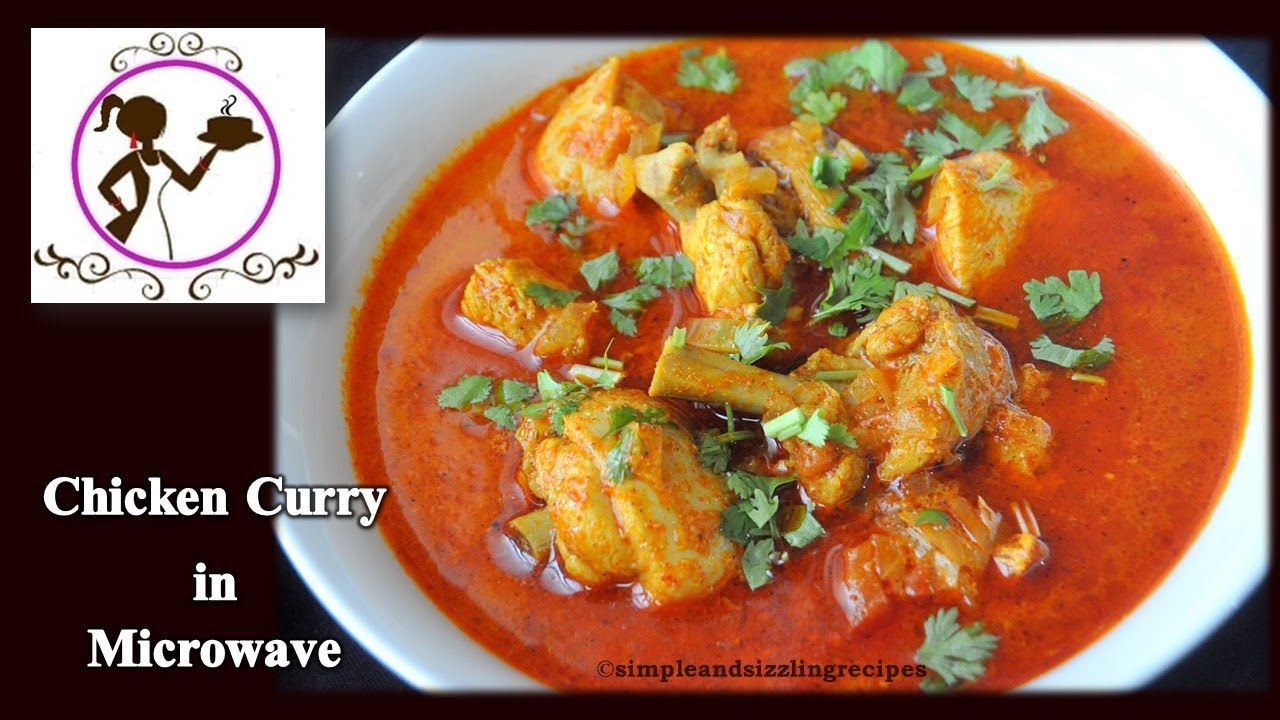 Chicken Curry In Microwave Oven | Bengali Patla Murgir Jhol | Quick Easy Microwave Chicken Recipe