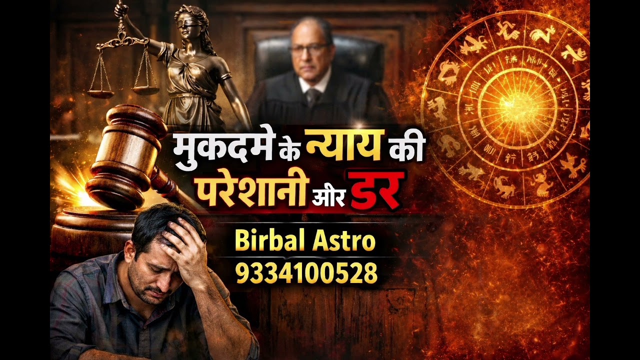 क्या आपको मुकदमे में न्याय मिलने में देरी, परेशानी या डर सता रहा है?#birbalastro #mukadma #courtcase