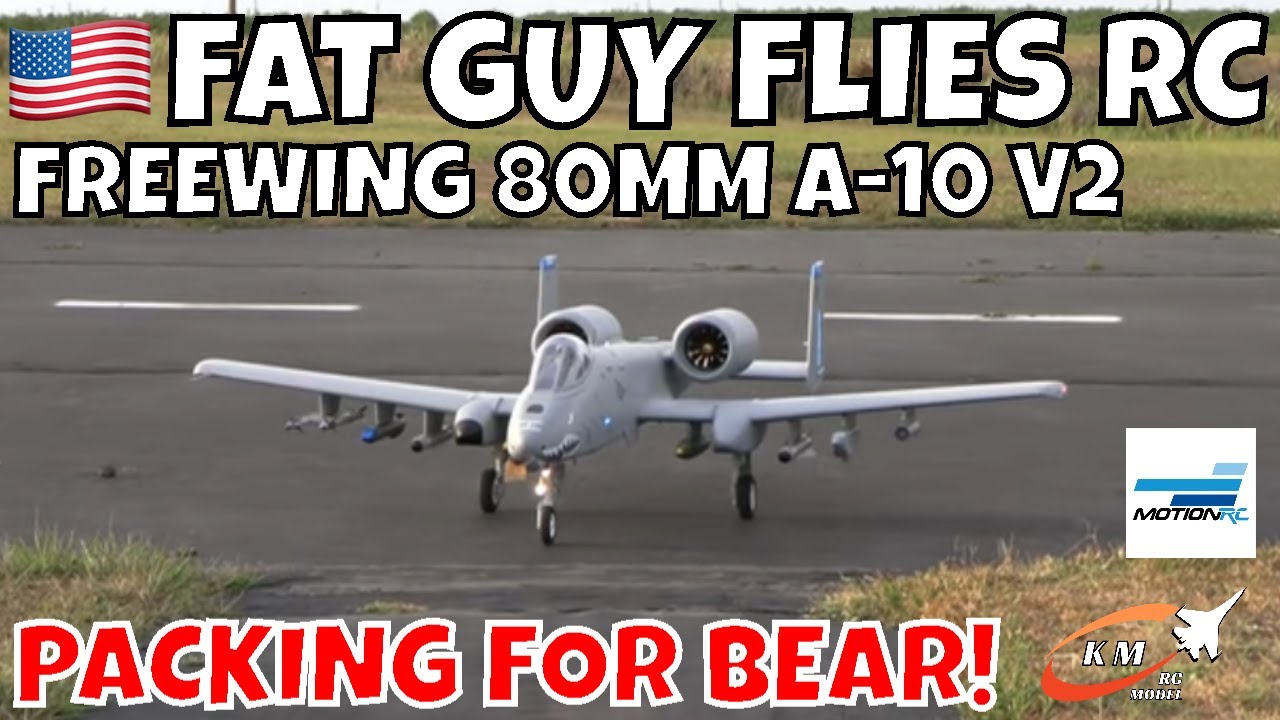 NEW! FREEWING 80MM A-10 V2 PACKING FOR BEAR by FGFRC #aviation #rcjets