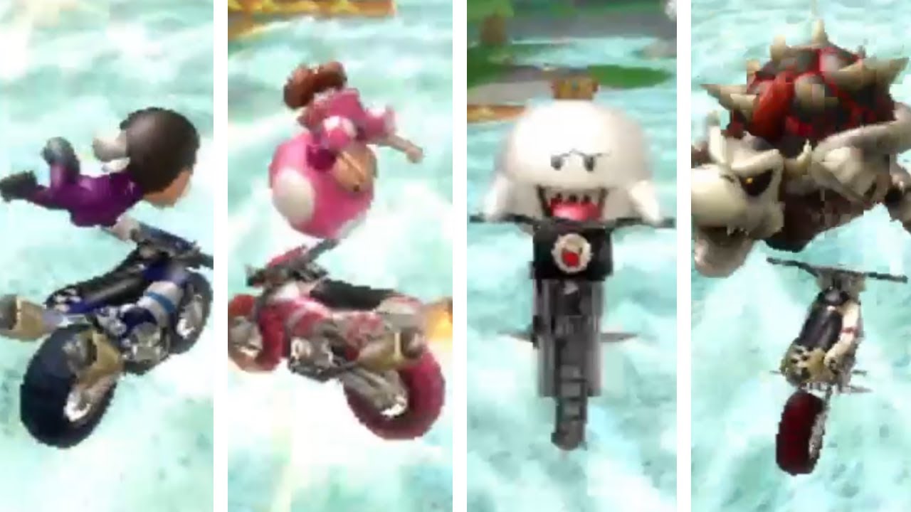 Mario Kart Wii - All Stunts (Bikes)