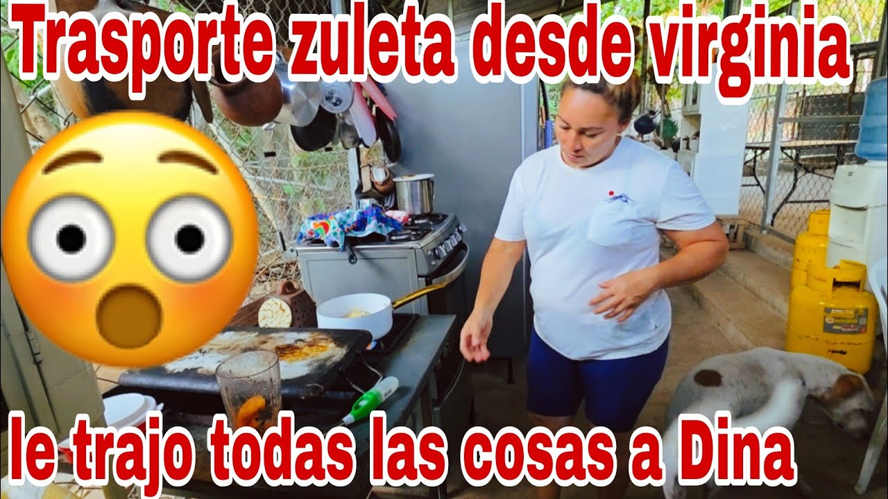 Transporte zuleta le trajo a Dina todas sus cajas desde la USA😱